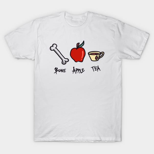 Bone Apple Tea Bon Appetit T-Shirt by inotyler